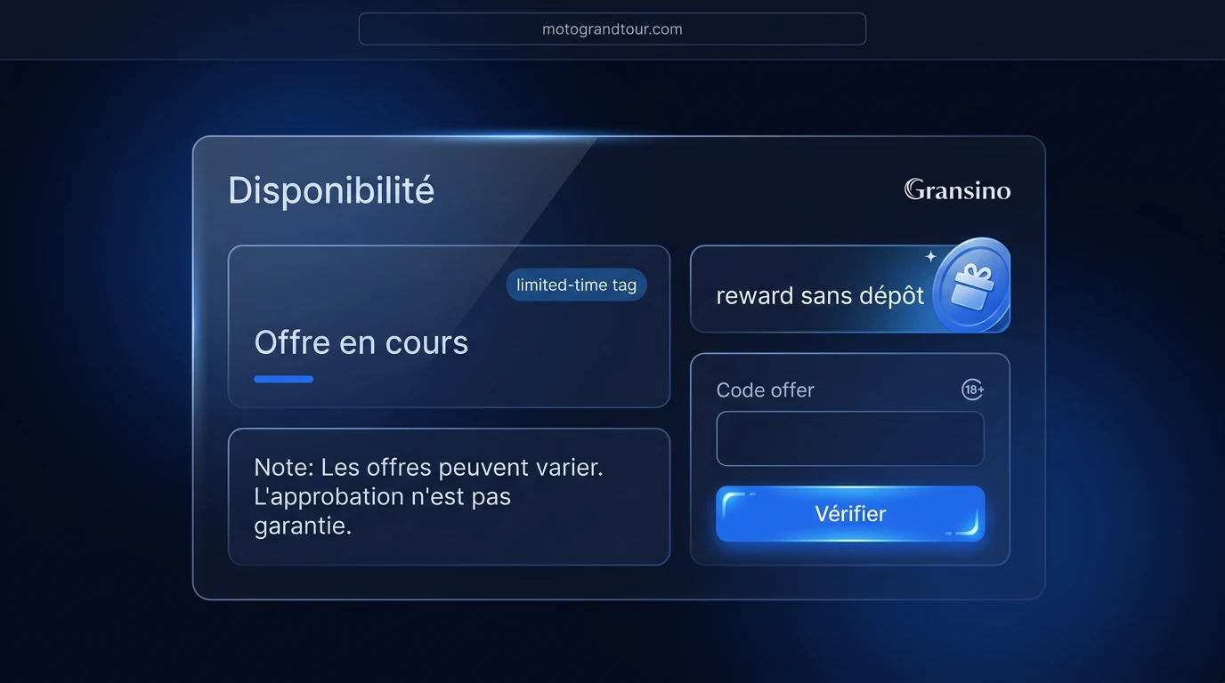 Bonus sans dépôt Gransino – est-ce disponible