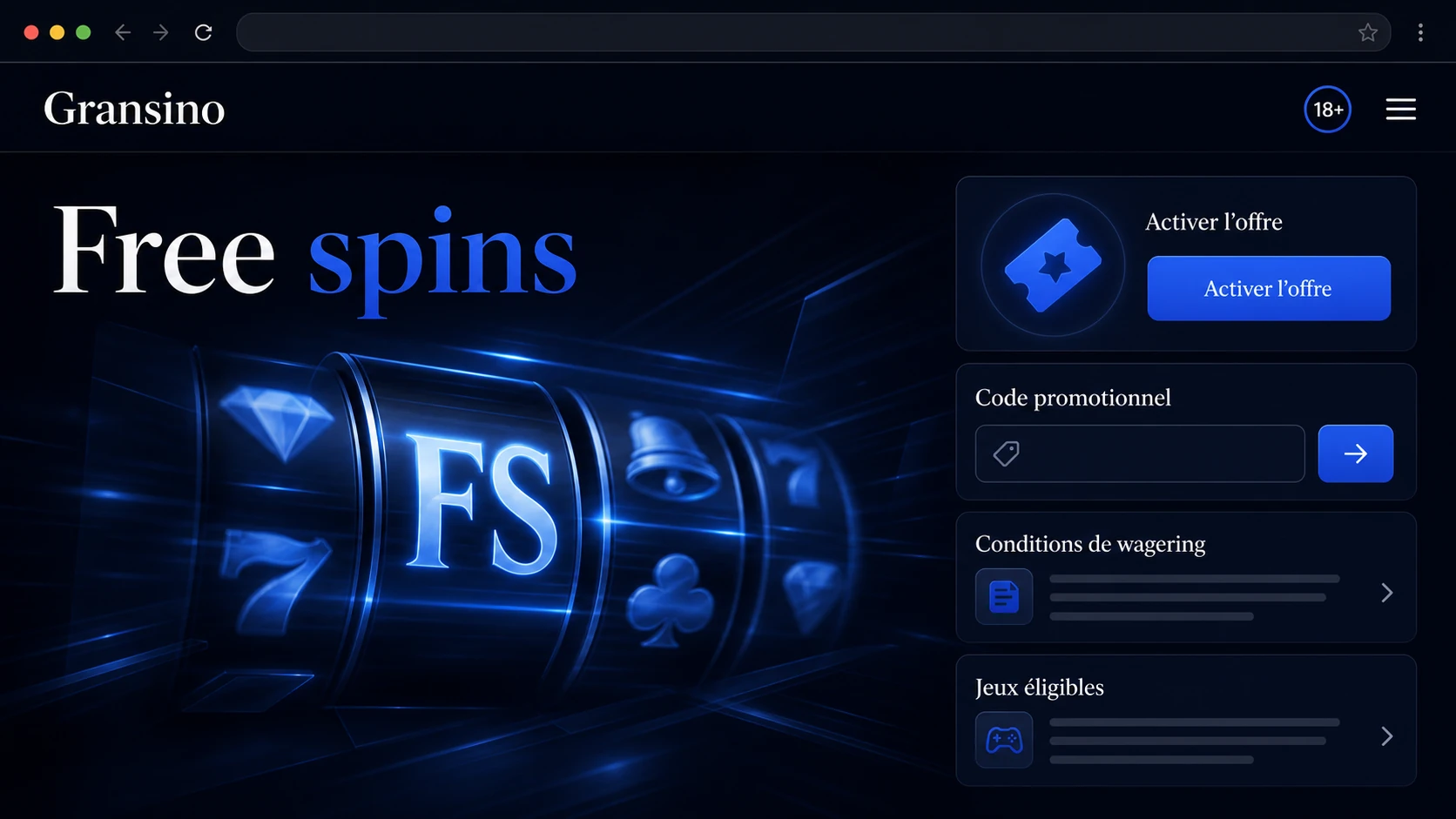 Free spins Gransino – comment en profiter