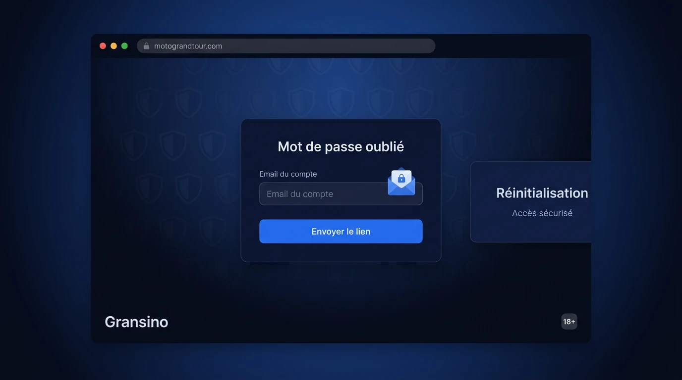Récupération du mot de passe